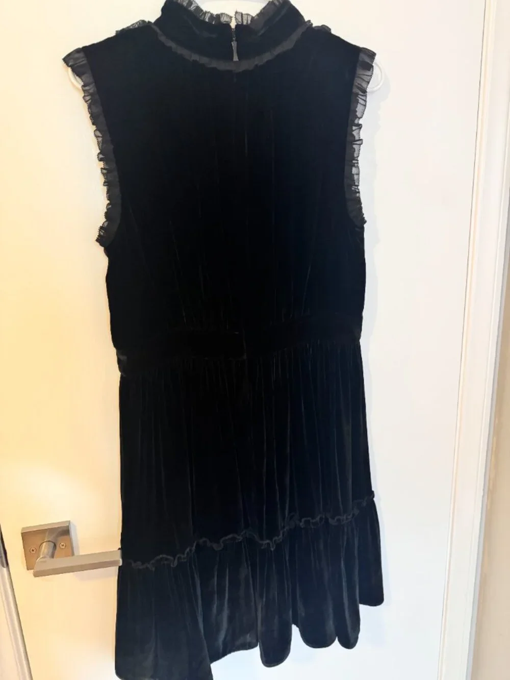 Kate Spade Black Velvet Dress Size 8